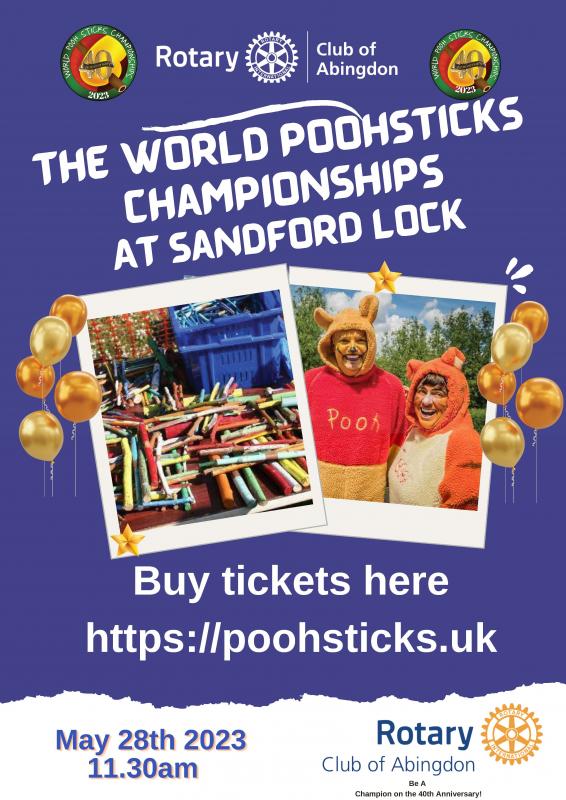 40th World Pooh Sticks Championships 2023 Rotary District